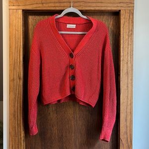 Urban outfitters cropped chunky sweater